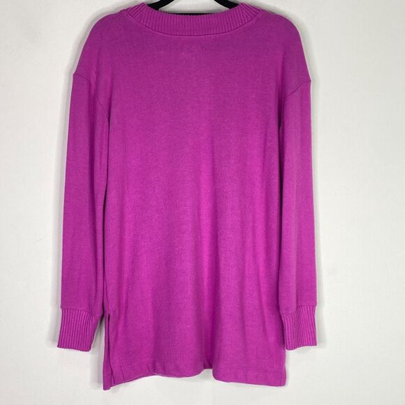 New LOFT V-Neck Tunic Top Sweater Women's Size XS - Picture 8 of 9